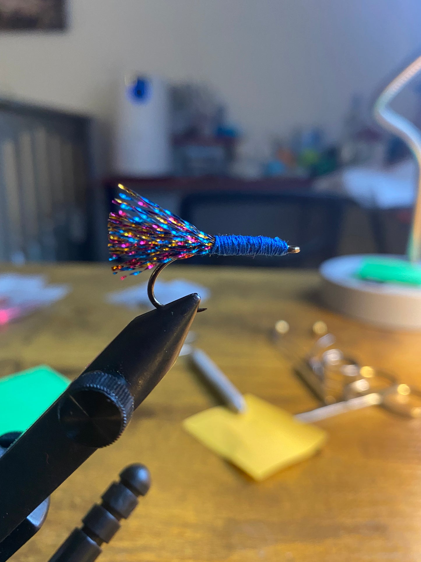 Sparkly blue