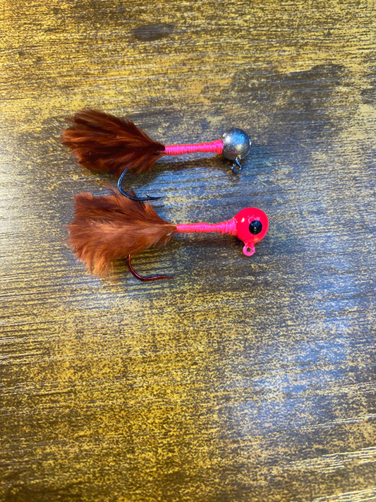 Pink 2 pack jigs