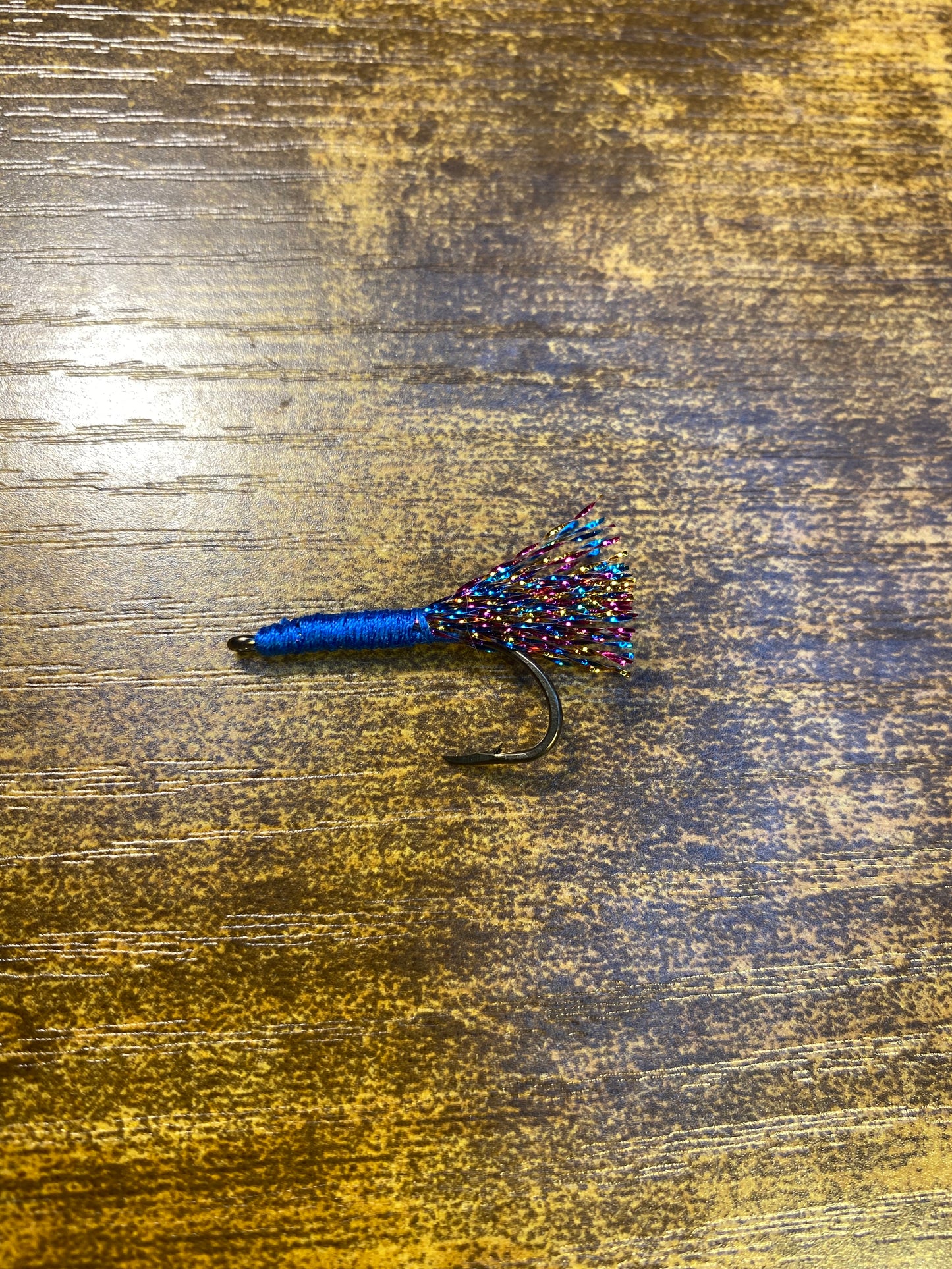 Sparkly blue